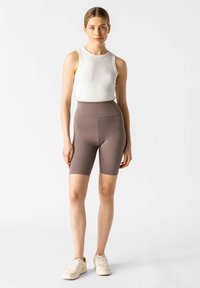 Les Lunes LUNA - Shorts - dark taupe