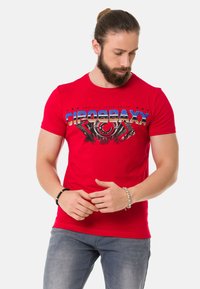Cipo & Baxx T-Shirt print - red