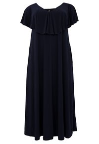 YOEK RUFFLE DETAIL - Robe longue - blue