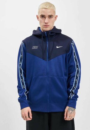 Training jacket - dr blue blackened blue white