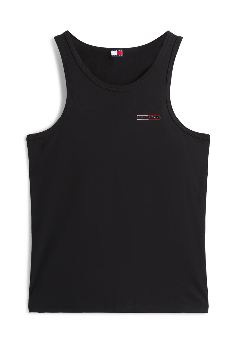 Tommy Jeans SLIM ENTRY GRAPHIC TANK - Topper - black/svart - Zalando.no