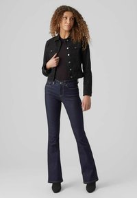 Vero Moda VMLUNA LS  MIX GA NOOS - Cowboyjakker - black