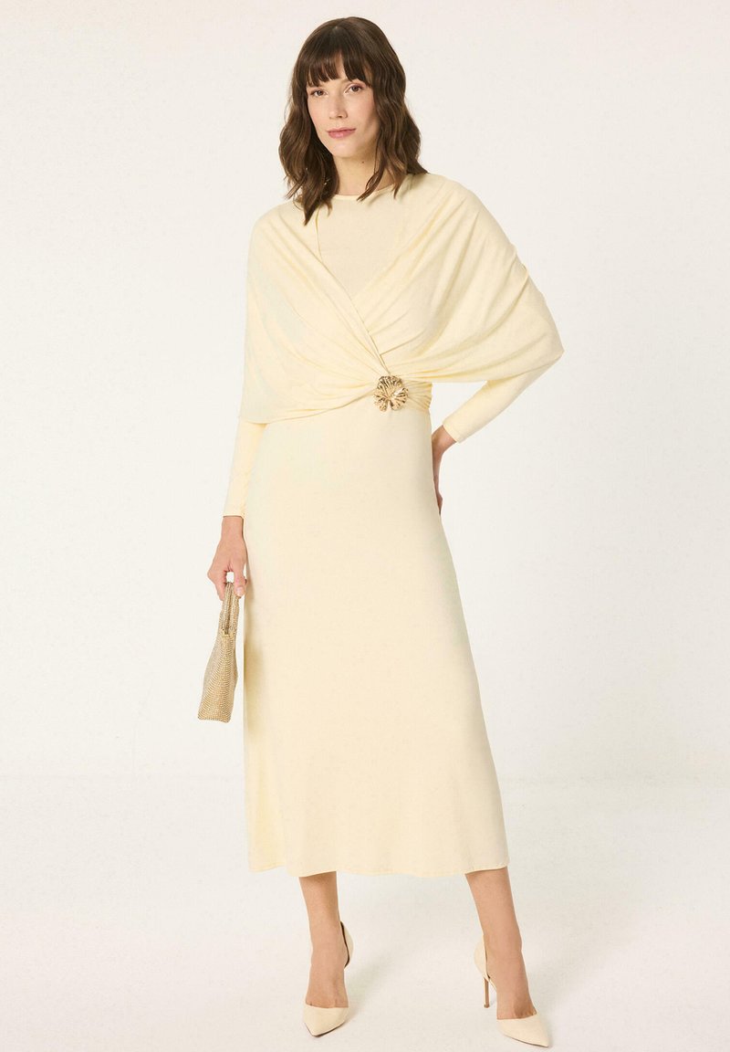 Touché Privé Rochie tricotată - yellow/galben - Zalando.ro