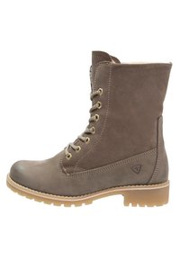 Tamaris Stivaletti stringati - taupe