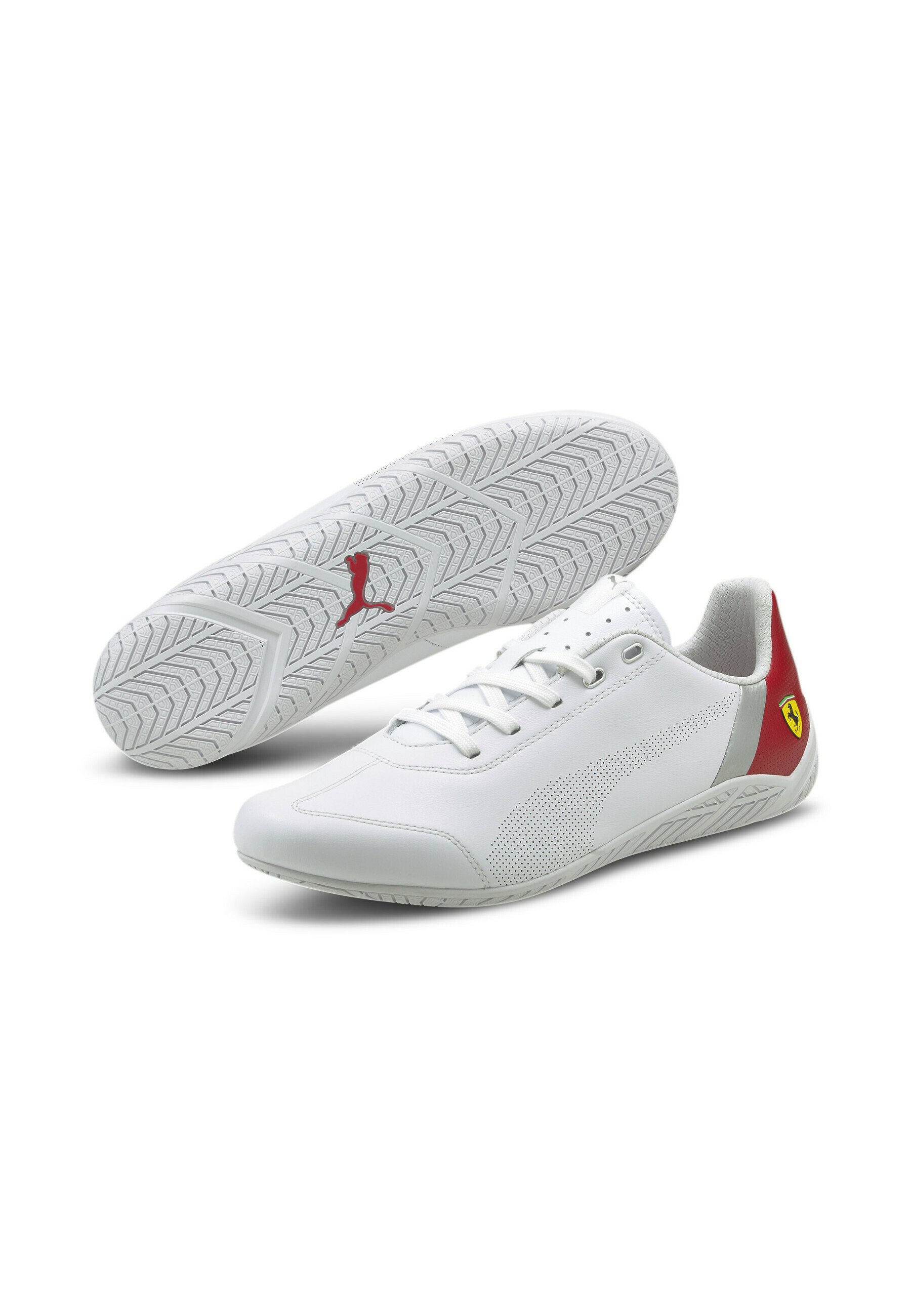 Puma SCUDERIA FERRARI RIDGE CAT MOTORSPORT - Sneakers laag -  off-white/crème - Zalando.nl