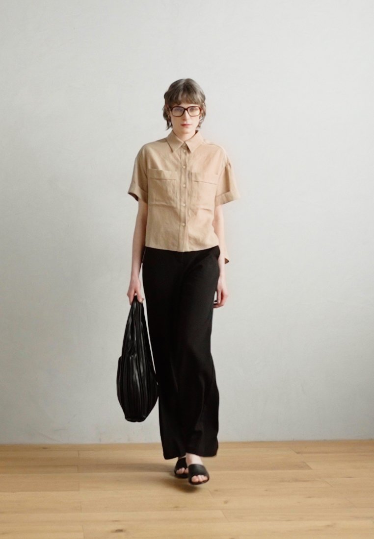 Mos Mosh ALEXIS SHIRT - Button-down blouse - savannah tan