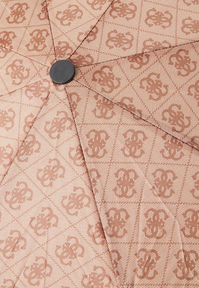GUESS - Ombrello Regolare Con Logo Rosa, Apertura Automatica, Resistente Al Vento