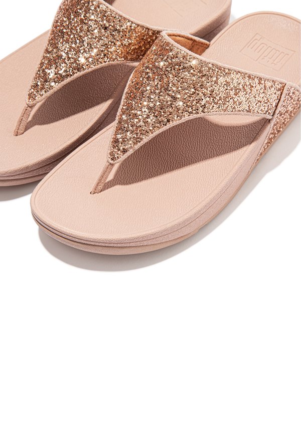 LULU GLITTER - T-bar sandals - rose gold4