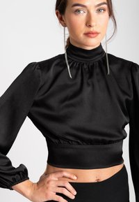 THE-ARE CON ESPALDA ABIERTA - Blusa - negr