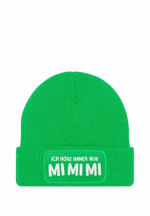 PATCH MIT SPRUCH MI AUFDRUCK - Mütze - grün