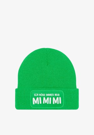 PATCH MIT SPRUCH MI AUFDRUCK - Mütze - grün