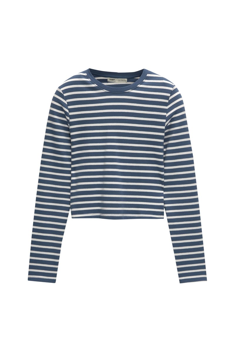 PULL&BEAR Longsleeve blauw PULL&BEAR Longsleeve blauw