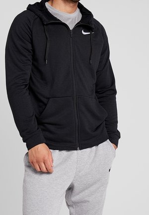 Sudadera con cremallera - black
