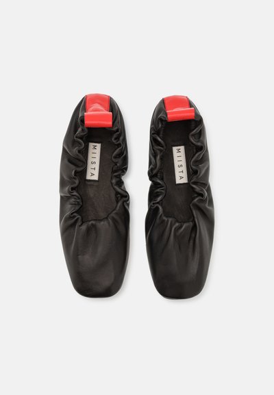 MIISTA DEVON - Balerina cipők - black/red