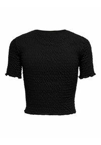 ONLY MIT KURZEN ÄRMELN GESMOKTES - Blůza - black