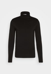 ROLL NECK TEE - T-shirt à manches longues - black