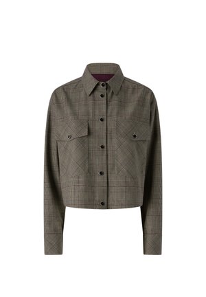 Pinko, 107419-A3FF ONCIDIUM OVERSHIRT - Chaqueta fina - beige burgundy black