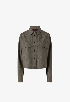 Pinko, 107419-A3FF ONCIDIUM OVERSHIRT - Chaqueta fina - beige burgundy black