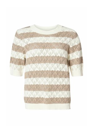 Print T-shirt - beige