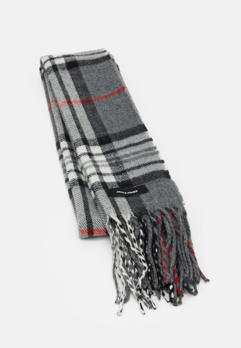 Jack & Jones woven scarf in grey | ASOS Jack & Jones woven scarf in grey | ASOS