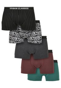 Urban Classics - 5 PACK - Boxers - black/grey/red/green Image miniature 1