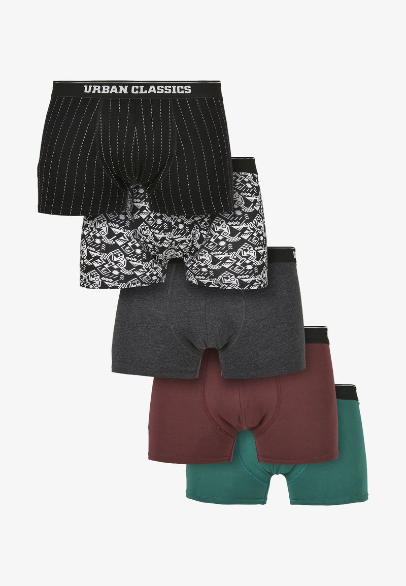 Urban Classics 5 PACK - Trumpikės - black/grey/red/green