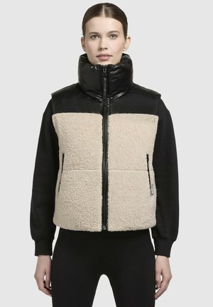 khujo JAMILA - Liivi - schwarz beige