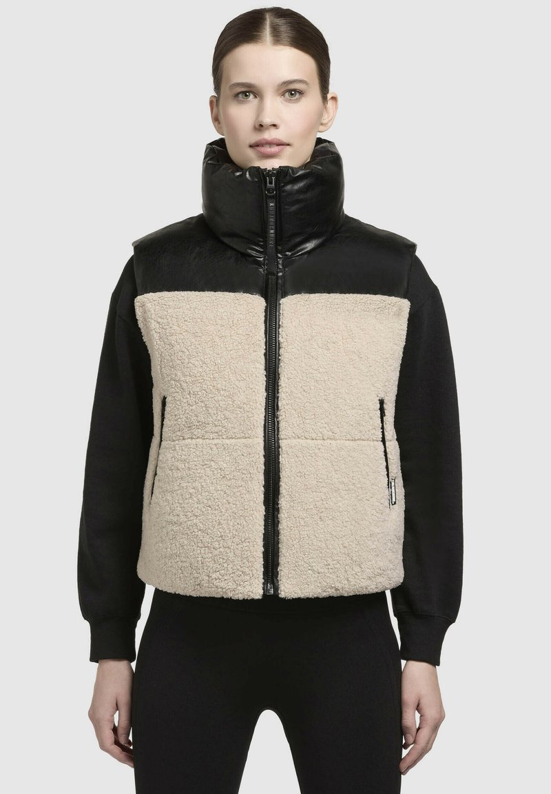 khujo JAMILA - Liivi - schwarz beige