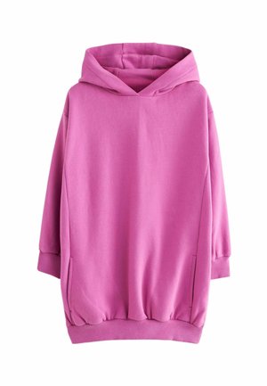 LONGLINE REGULAR FIT - Hættetrøje - bright pink
