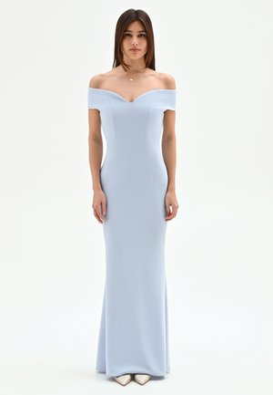 CON SCOLLO A CUORE - Robe de cocktail - blue sky