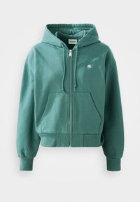 HOODED CASEY JACKET - Cipzáras pulóver - silver pine