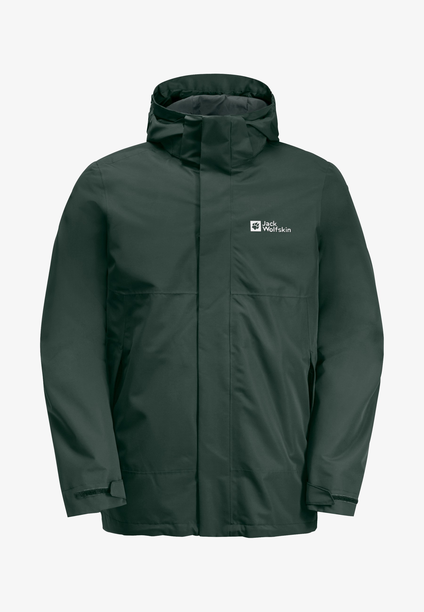 Jack Wolfskin LUNTAL Regenjacke wasserabweisende Jacke black