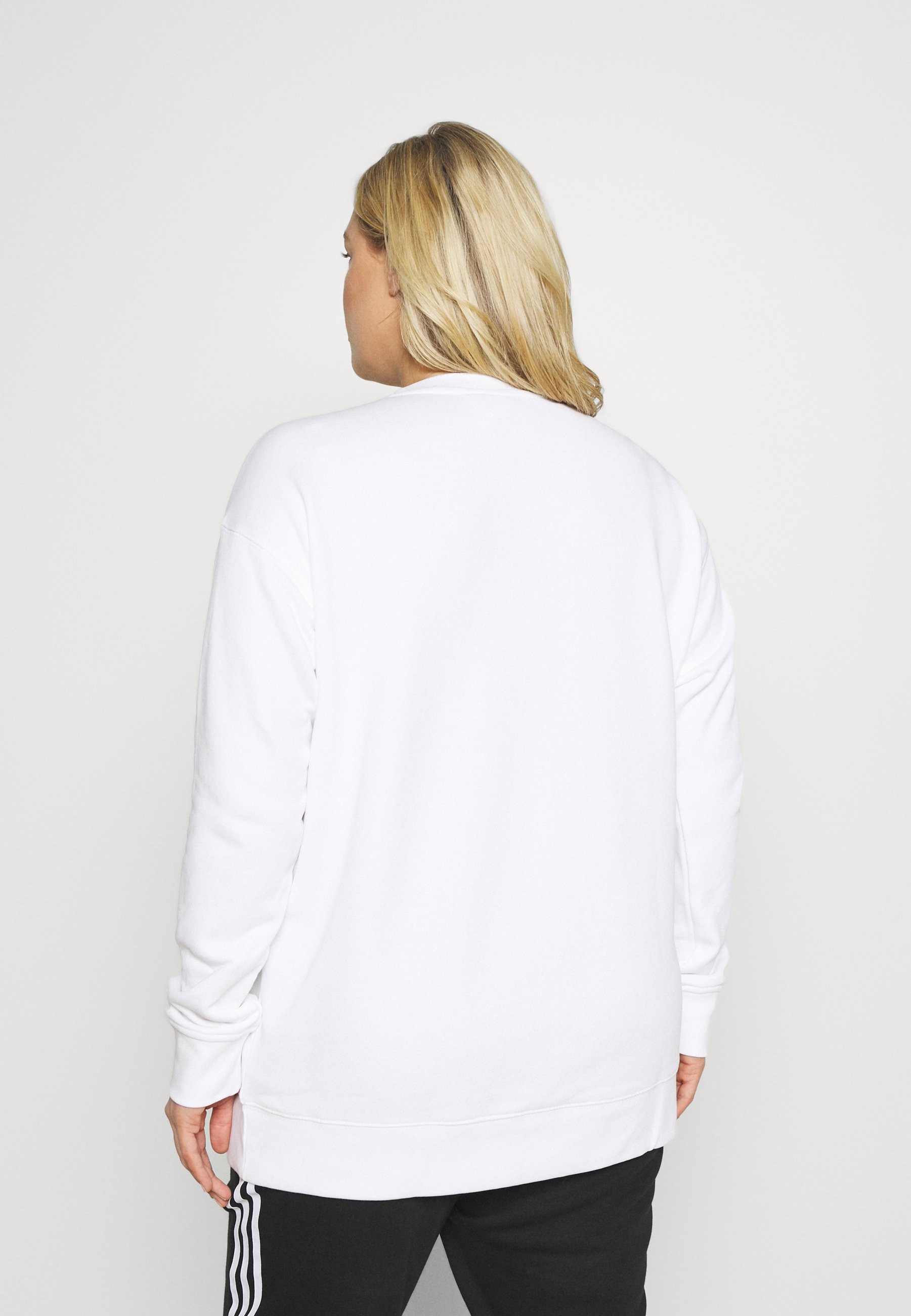 adidas white sweatshirt womens