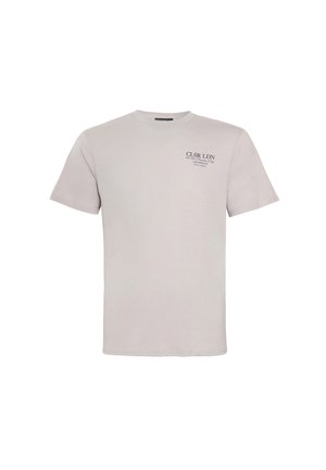 CLOSURE London STACKED PARADISE HILLS TEXT TEE - T-shirt print - ice grey