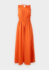 Tommy Hilfiger SMOCK  STRAP LONG DRESS - Day dress - brilliant orange