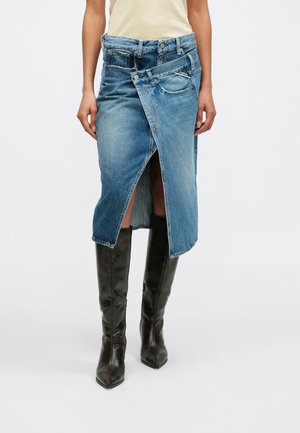 Τζιν φούστα - medium blue