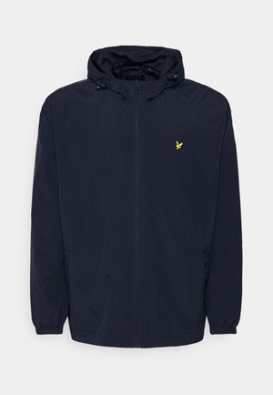 Lyle & Scott ZIP THROUGH HOODED JACKET - Lichte jas - dark navy