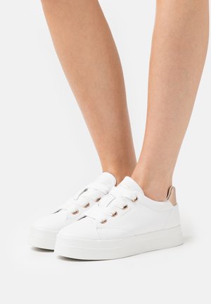 GANT AVONA - Sneaker low - white/rose gold