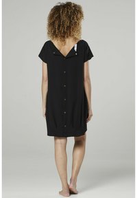 Happy Mama NURSING - Vestito lungo - black/nero denim