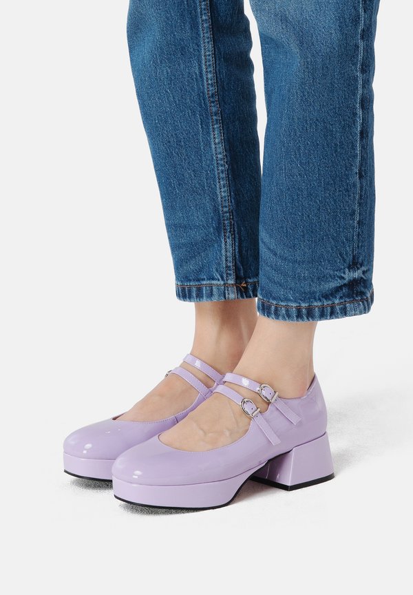 OVERNIGHT - Plateaupumps - purple