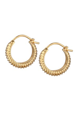 STRUCTURED BASIC - Øreringe - gold coloured