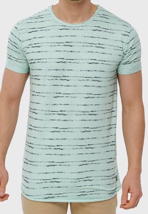 Print T-shirt - light blue