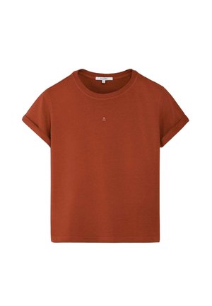 PLAIN CENTRAL SKULL TEE - Camiseta básica - terracotta