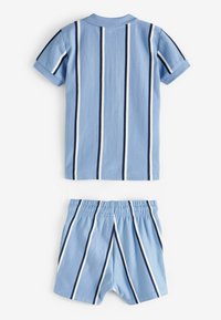 Next ZIP SET-REGULAR FIT - Verryttelyhousut - blue vertical stripe