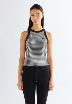 RINGER TANK - Top - schwarz