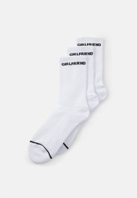 Valgt, bright white /black logo