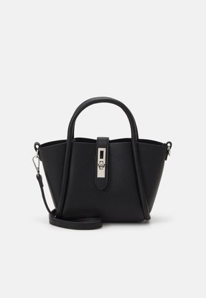 TUBULAR HANDLE BAG - Borsa a mano - black