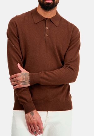 Mahogany TARN-FIRST - Poloshirt - dark camel