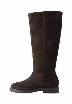 REGULAR FIT - FOREVER COMFORT ROUND TOE - Bottes - chocolate brown suede