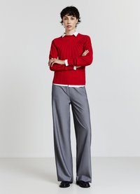 Calliope Strickpullover - rosso medio